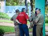 Escola Cívico Militar de São Miguel do Oeste realiza ato cívico na praça