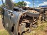 FOTOS: Caminhão sai da pista e tomba na BR 163 