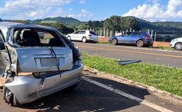 Homem morre em colisão na PR-180, em Marmeleiro, sentido Campo Erê
