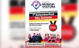 Cultura alemã ganha espaço com o 1º Setemberfest em SMO 