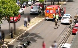 Vítima é lançada em cima de veículo e morre em grave acidente em Chapecó