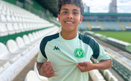 Jean Lucas, de São Miguel do Oeste, vira artilheiro da Chape aos 15 anos