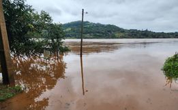 Nível do Rio Uruguai atinge 7 metros em Itapiranga