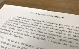 Bandeirante emita NOTA OFICIAL sobre agressão sofrida pelo vice-prefeito
