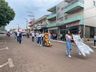 Linha do tempo sobre agricultura e indústria foi trabalhado no desfile cívico