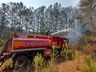 Incêndio de grandes proporções consome dez hectares de mata