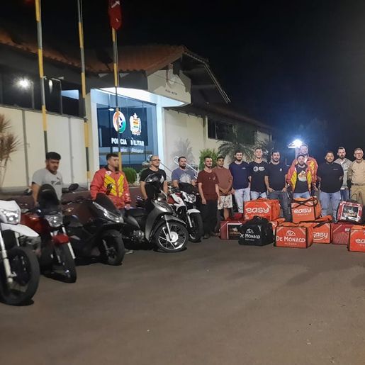 Polícia Militar de Itapiranga realiza reunião com motociclistas