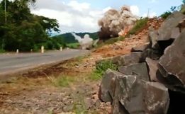 BR-163 será interditada para detonação de rochas