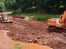 Seguem as obras de construção das cabeceiras para a nova ponte