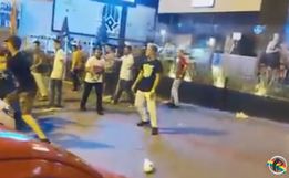 VÍDEO: Briga generalizada é registrada no centro de Chapecó