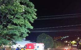 Motociclista fica ferido após queda em São José do Cedro