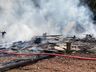 Galpão é destruído por incêndio no interior de Descanso 