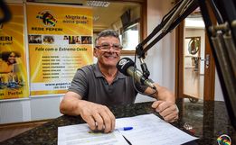Presidente da FCDL, Ivan Tauffer participa do Peperi Rádio Repórter 