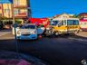 SMO: colisão entre carro e van escolar mobiliza Bombeiros e PM