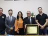 Policial é homenageado em Sessão Solene em Saltinho
