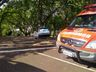 Veículo invade a Praça da Igreja Matriz em SJCedro