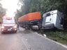 Motorista fica ferido em saída de pista na BR 282