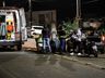 Mulher fica ferida em colisão entre carro e moto em SMO; assista 
