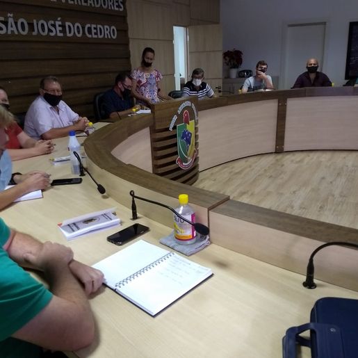 Nova legislatura de vereadores se reúne em São José do Cedro