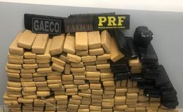 Cinco homens são presos com 218 quilos de maconha em Chapecó