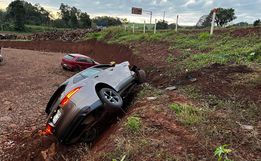 Colisão entre carros na SC-163 em Descanso deixa um ferido