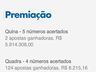 Aposta realizada em Quilombo fatura mais de R$ 5 milhões da Quina