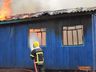 VÍDEO: Casa é destruída por incêndio em Campo Erê 