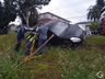 ITAPIRANGA: Condutor erra manobra em estacionamento e mobiliza bombeiros