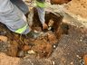 Tubulação apresenta problemas no centro de Itapiranga