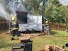 Incêndio destrói trailer de sucos no interior de Itapiranga