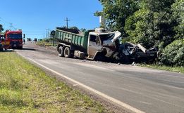 Grave acidente na BR-163 em Barracão deixa duas vítimas fatais