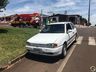 Colisão entre carro e moto deixa jovem ferido no bairro São Jorge