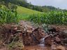 Em Santa Helena, enxurrada causa estragos nas lavouras, estradas e pontes