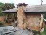 Casa fica destruída por incêndio em Campo Erê 