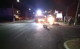 Colisão frontal deixa motociclista ferido em São José do Cedro