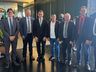 Trevisan e comitiva defendem inclusão  de recursos para ponte no Orçamento de 2024