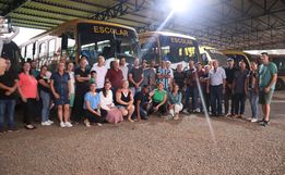 Administração Municipal inaugura barracão da garagem do transporte escolar