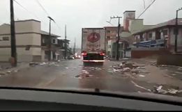 VÍDEO: Temporal provoca destruição em municípios da região