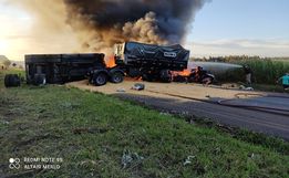 Duas vítimas fatais em colisão entre carretas na PR-280 