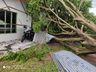 Fotos: Chuva e vento causam danos elevados em Santa Helena 