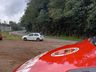 Jovem fica ferido em colisão entre carro e moto na SC-163 em Itapiranga