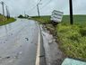 Motorista fica ferido em acidente entre dois caminhões na SC 163