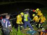 Gol sai da pista e tomba no interior de São Miguel do Oeste