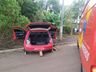 Motorista perde controle da direção, colide em cerca e é atendido pelos bombeiros em Campo Erê 
