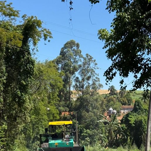 Pavimentação na Linha Liso avança e entra na fase de asfaltamento em Guaraciaba