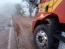 Colisão entre dois carros na SC-163 causa danos materiais