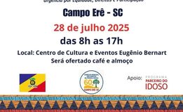 Campo Erê prepara Conferência Municipal da Pessoa Idosa 