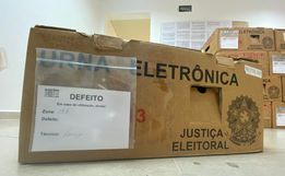 Erro na biometria faz urna ser substituída em SMOeste