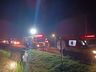 Colisão entre carro e caminhão deixa um homem em estado grave na BR-282, em Xaxim