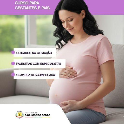 São José do Cedro fortalece atenção à saúde materno-infantil com o grupo Bem Gestar
